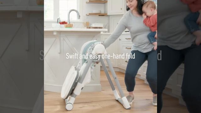 Must buy highchair with a one-of-a-kind, one-hand fold – Graco Swiftfold™ смотреть онлайн