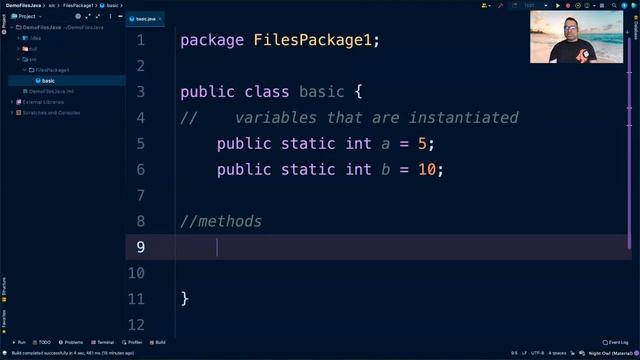 JAVA BASICS - MAIN METHOD смотреть онлайн