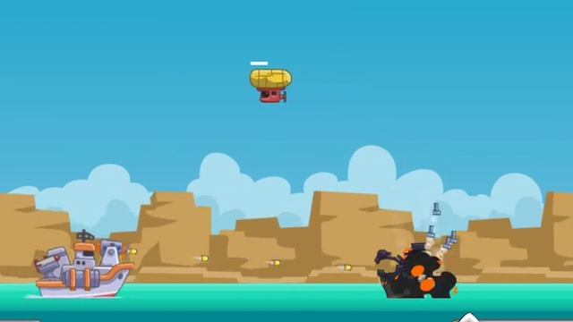 Флеш игры! Маленький военный кораблик! Свободный Фред! Free Fred прохождение #1 смотреть онлайн