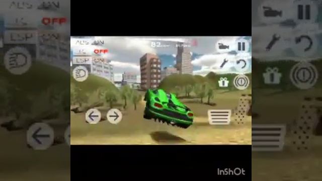 Моё первое видео! Обзор игры "extreme car driving simulator" смотреть онлайн