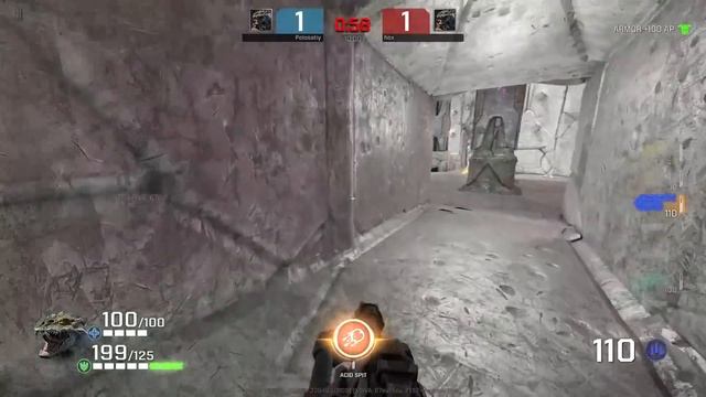 Новая карта Tower of Koth – обзор и дуэль – Quake Champions PTS-server смотреть онлайн