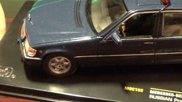 Обзор масштабной модели "Мерседес охраны Б.Н.Ельцина". смотреть онлайн