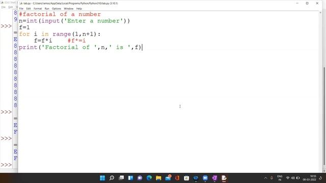 PYTHON ADD ON, B.SC IT, 8.3.22 смотреть онлайн