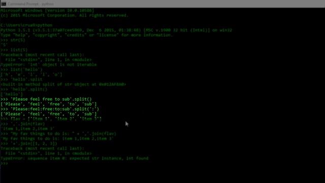 Python Splitting and Joining смотреть онлайн