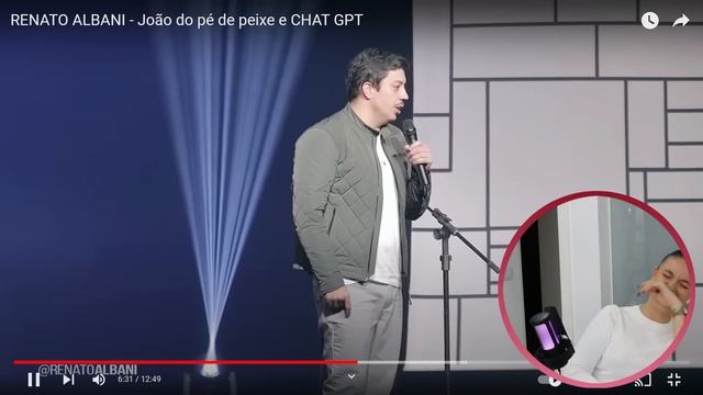 REAGI AO MELHOR HUMORISTA BRASILEIRO @renatoalbani CHAT GPT | INTELIGENCIA ARTIFICIAL смотреть онлайн