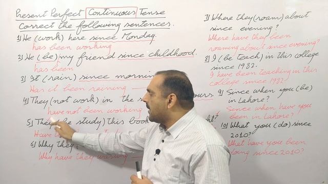 Present Perfect Continuous Tense | Correction | Lecture 30 смотреть онлайн