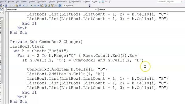 Filtrar con dos combobox y mostrar en listbox. смотреть онлайн