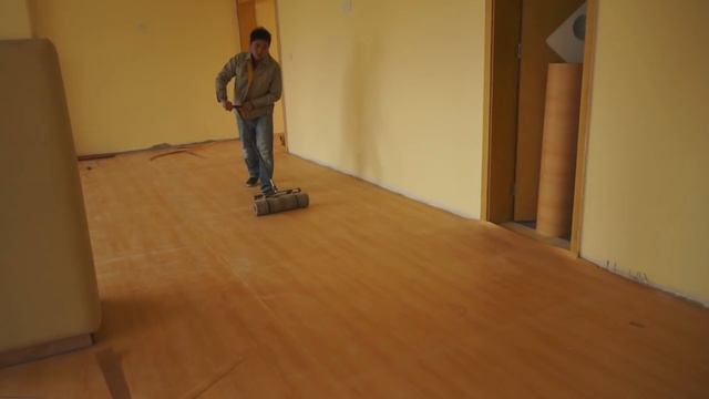 How to install PVC vinyl sheet flooring? смотреть онлайн