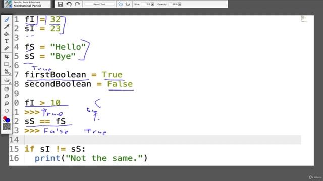 Python + Data Science : Practical Guide (1 Booleans and Comparison Operators) смотреть онлайн