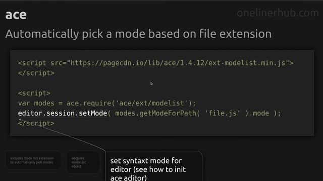 Automatically pick a mode based on file extension #ace смотреть онлайн