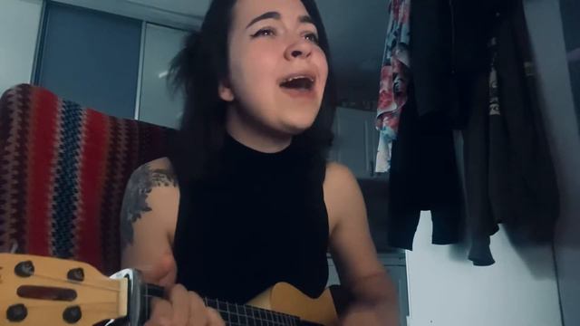 Halsey - WITHOUT ME || ukulele cover смотреть онлайн