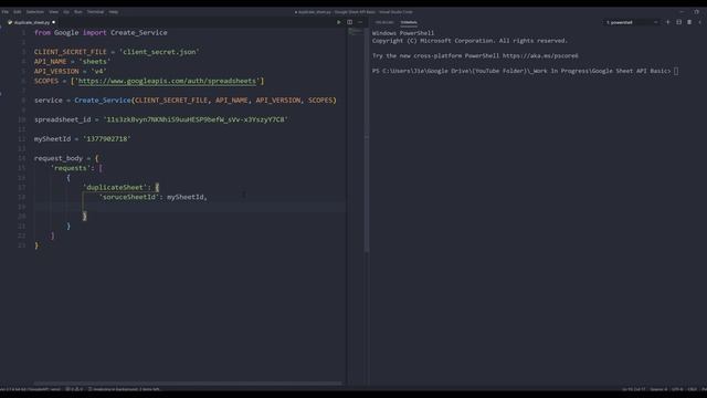 Google Sheets API in Python | Duplicate Worksheets смотреть онлайн