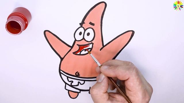 How to draw patrick star смотреть онлайн