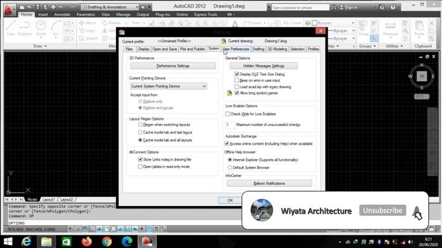 Cara Setting awal AutoCAD 2012 UNTUK PEMULA смотреть онлайн