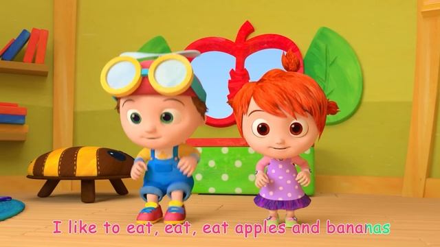 Apples and Bananas + Five Senses Song | Learn & Educational | @CoComelon Nursery Rhymes & Kids Song смотреть онлайн