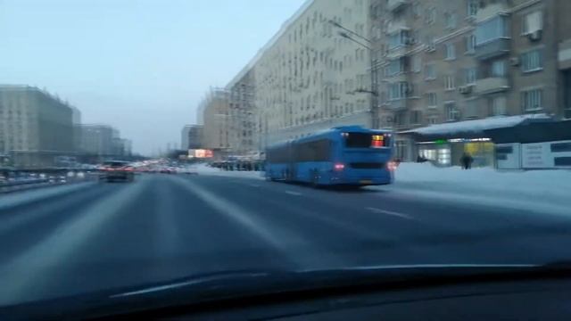 Поездка по Москве на машине. Еду по ТТК смотреть онлайн
