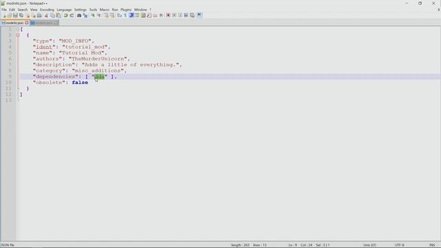 How to Mod Cataclysm - Lesson 04 - modinfo.json смотреть онлайн