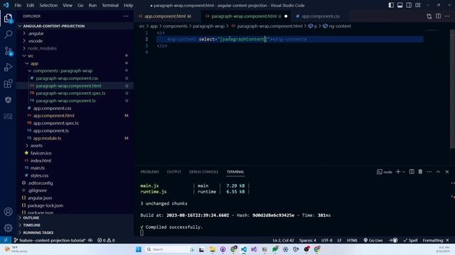 How to nest HTML content inside of an Angular component - "Content projection" смотреть онлайн