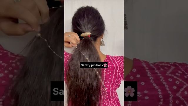 Safety pin hack? #hairstylist #shortvideo #youtubeshorts #ytshorts #hairstyle #shorts смотреть онлайн