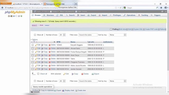 Demo Program Aplikasi Web (CRUD) - CodeIgniter 3, XAMPP 7.3.0, Macromedia Dreamweaver 8 смотреть онлайн