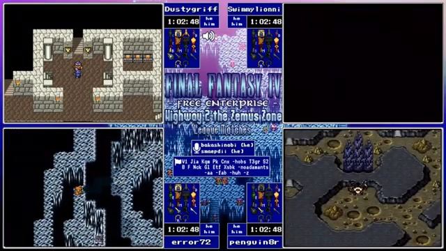Final Fantasy IV Free Enterprise - H2TZZ Match 12 - dustygriff - swimmylionni - error - penguin8r - смотреть онлайн