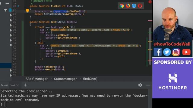 Live PHP Coding Stream #27 Creating OOP course for FreeCodeCamp - Saving MySQL data with PHP PDO смотреть онлайн