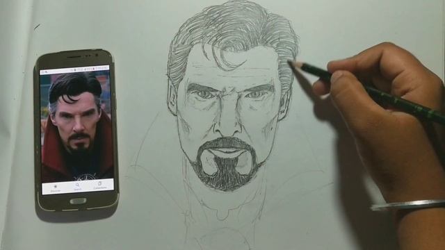 Sketch of Dr. Strange | Marvel Sketch | Yuvraj Art смотреть онлайн