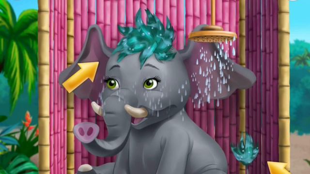 Jungle Animal Hair Salon | Салон для Животных - Развивающий мультик | Children's Cartoon Game
