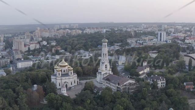 D-Log. Stavropol, Russia. Cathedral of the Kazan Icon of the Mother of God in Stavropol. Sunset tim смотреть онлайн