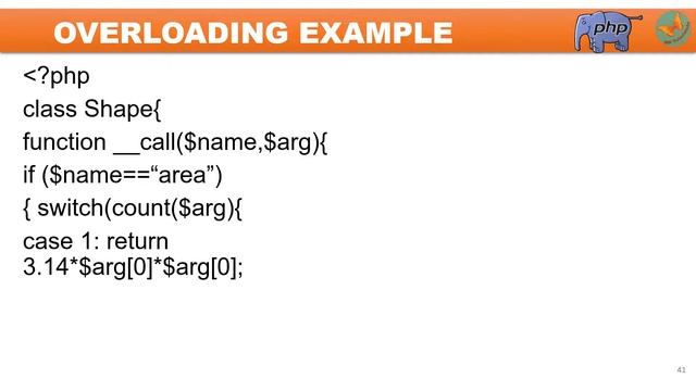 Method Overloading in PHP смотреть онлайн