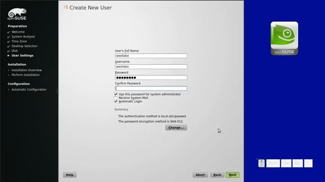 openSUSE 12.3 Quick Demo Install смотреть онлайн
