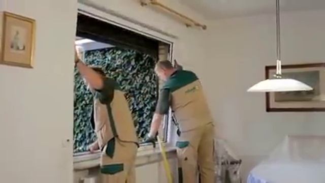 Как элегантно меняют окна в Германии смотреть онлайн