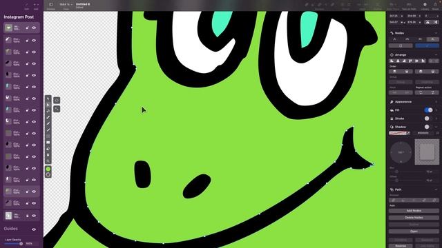 Vectornator Auto Trace How To Turn Procreate Drawings To Vector Graphics SVG