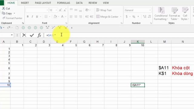 23. Bài 23: Học sử dụng excel 2013 nâng cao online miễn phí | địa chỉ tuyệt đối trong excel смотреть онлайн