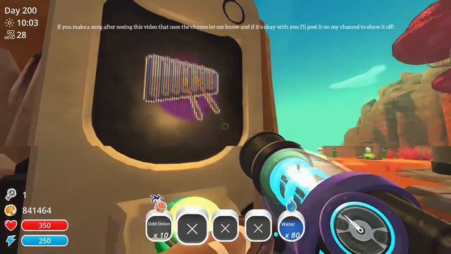 How the new instrument machine works with chimes | Slime Rancher смотреть онлайн