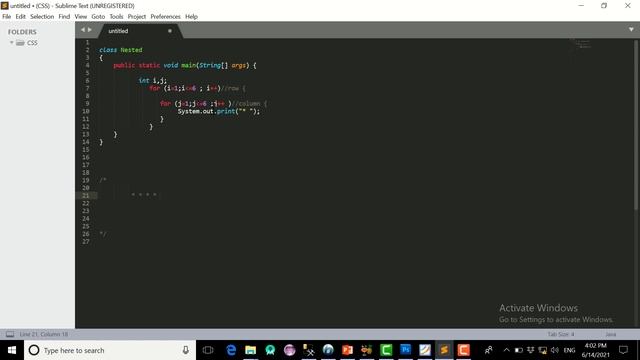 Lecture38 Nested for loop in Java смотреть онлайн