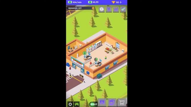 Idle Supermarket Tycoon - Tiny Shop Game - Gameplay Walkthrough Part 1 (iOS, Android) смотреть онлайн