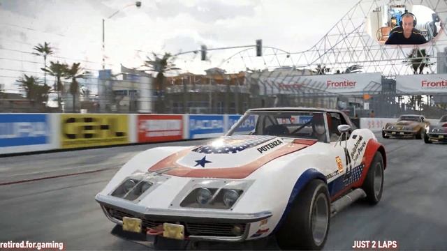 JUST 2 LAPS - Automobilista 2 - Update v1.2.3.0 - Corvette C3 - Long Beach and Laguna Seca смотреть онлайн