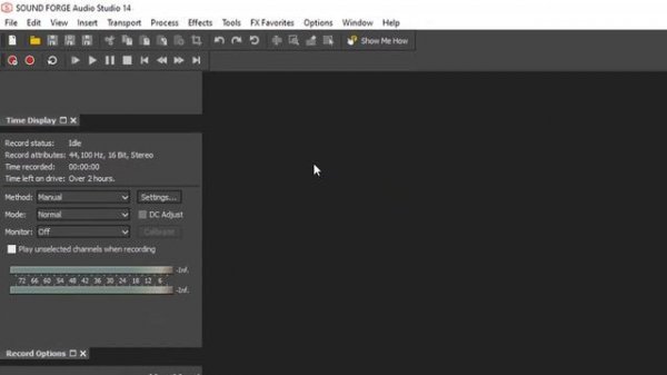 MAGIX Sound Forge Audio Studio 14 - Audio Driver Settings
