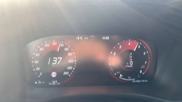 Volvo XC60 T4 190HP R-Design Geartronic 0-180 KMH 2020 Acceleration 4K смотреть онлайн
