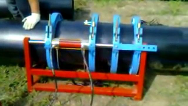 Сварка пластиковых труб большого диаметра смотреть онлайн