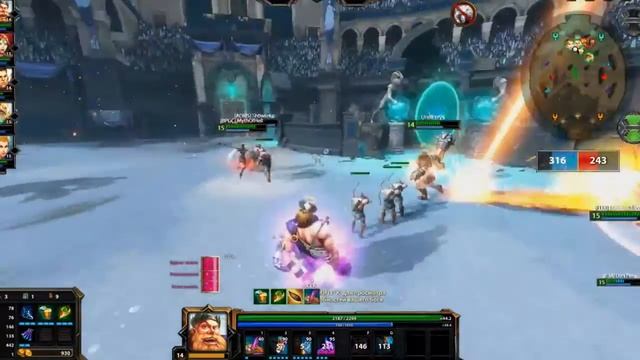 Smite Играем за Kukulkan и Бахуса смотреть онлайн