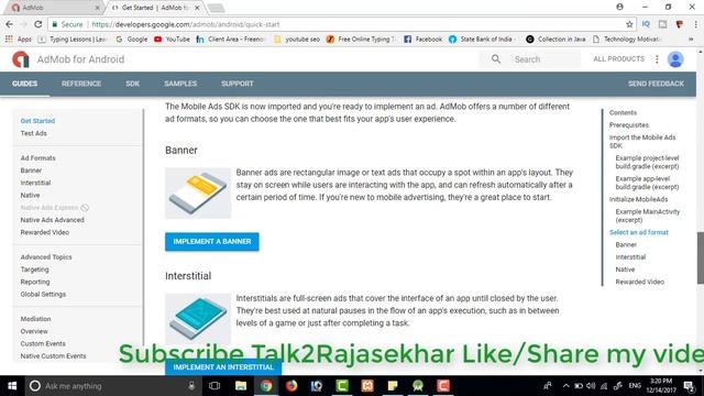 AdMob Android tutorial - Placing Banner Ads |How to Implement Admob Banner ads in Android App Telug смотреть онлайн