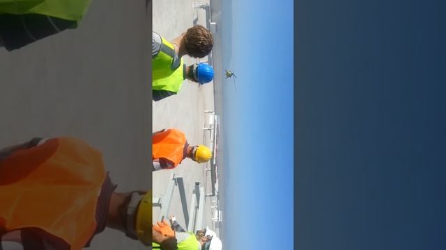 Dushanbe New Airport Terminal Helicopter Operation Warm up Roof смотреть онлайн