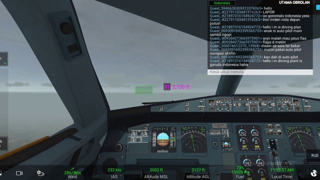 BATIK AIR A320-200 (ELBG-EHBK) ~ Real Flight Simulator Indonesia смотреть онлайн