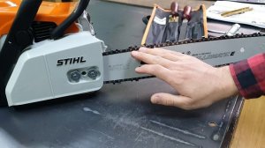 Бензопила STIHL MS 180 - сборка и обслуживание.