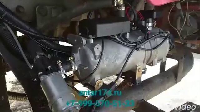 ПЖД 15 АТ (аналог Теплостара 14ТС-10), установка на Howo