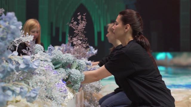 Монтаж декора свадьбы "ATLANTIDA" by WEDDING RESIDENCE by Ksenia Afanasieva TG @afanasievaksenia смотреть онлайн