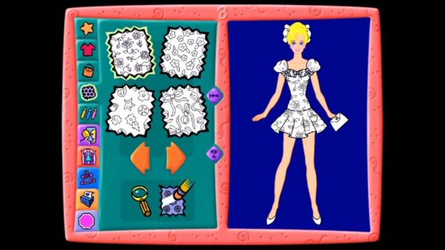 I'm getting dressed for the fashion show! Barbie Fashion Designer (1996) [PC] смотреть онлайн