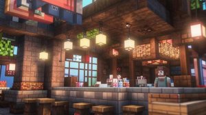 Строим Корейское кафе в Майнкрафт.  А вы сможете также? 
Minecraft tutorial